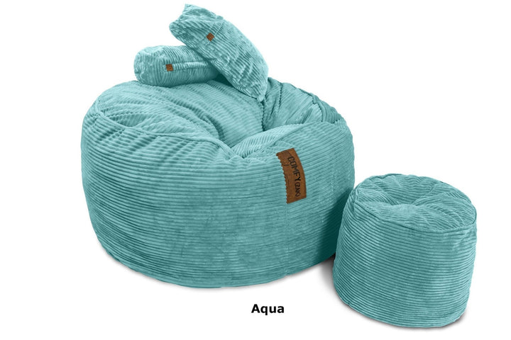 Corduroy Comfyzak Beanbag Combo Sale - Comfyzak COMBO/B-C/S/AQ