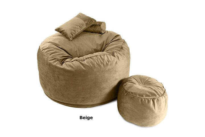 Velvet Comfyzak Beanbag Combo Sale - Comfyzak COMBO/B-S/S/BE