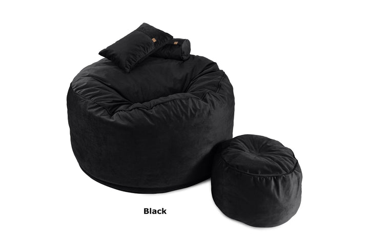 Velvet Comfyzak Beanbag Combo Sale - Comfyzak COMBO/B-S/S/BL